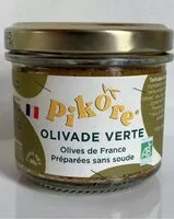 Количество сахара в Olivade verte