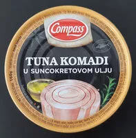 Cantidad de azúcar en Tuna komadi u suncokretovom ulju
