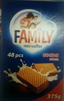 Jumlah gula yang masuk Family mini waffles cocoa