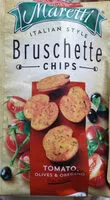 चीनी की मात्रा Bruschette chips tomato, olives & oregano