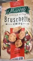 चीनी की मात्रा Bruschette chips gout pizza