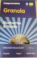 चीनी की मात्रा Granola myrtilles et vanille