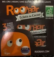 Sucre et nutriments contenus dans Roo bar