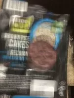 Sokerin määrä sisällä Rice Up Brown Rice Cake Black Imperial Rice Unsalted 120G Vegan