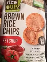 Sokerin määrä sisällä Brown rice chips au Ketchup