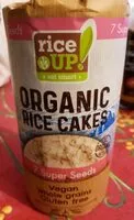 Sokerin määrä sisällä Organic rice cakes