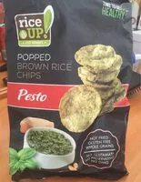 Sokerin määrä sisällä Popped Brown Rice Chips