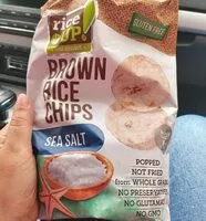 Sokerin määrä sisällä Brown rice chips