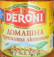 Jumlah gula yang masuk Домашна едросмляна лютеница