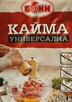 Sokerin määrä sisällä Универсална кайма