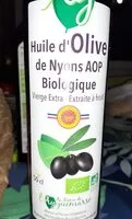 入っている砂糖の量 Huile d'olive  de NyonsAOP Biologique
