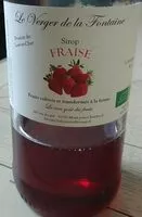 Quantité de sucre dans Sirop de fraise