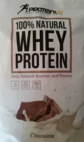 Sokerin määrä sisällä 100% Natural Whey Protein Chocolate