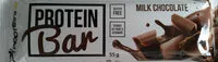 Sokerin määrä sisällä protein bar milk chocolate