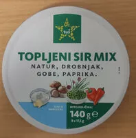 入っている砂糖の量 Topljeni Sir Mix