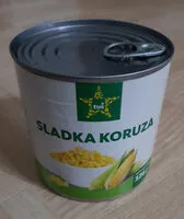 入っている砂糖の量 Sladka koruza