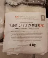 Zuckermenge drin Traditionelles Meersalz