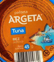 Quantité de sucre dans Pašteta Argeta Tuna