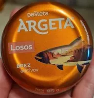 Quantité de sucre dans Argeta pašteta losos