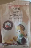 İçindeki şeker miktarı Kakav v Prahu COCOA POWDER