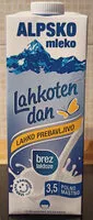 Suhkru kogus sees Alpsko mleko Lakhoten dan