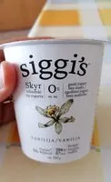 中的糖分和营养成分 Siggis