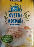 चीनी की मात्रा Ovseni kosmiči - polnozrnati