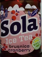 İçindeki şeker miktarı Sola Ice tea