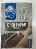 Amount of sugar in Crni papar