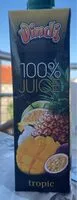 Jumlah gula yang masuk 100% juice tropic