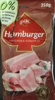 Sokerin määrä sisällä hamburger