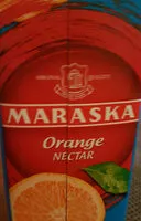 Sugar and nutrients in Maraska