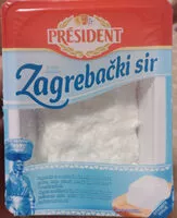 Amount of sugar in President-zagrebački sir