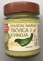 चीनी की मात्रा Povrtni namaz tikvica i kvinoja