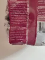 入っている砂糖の量 pitted prunes