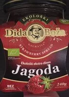 Количество сахара в ekološki ekstra džem jagoda