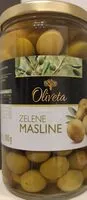 Sokerin määrä sisällä zelene masline