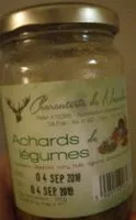 Suhkru kogus sees Achards de légumes