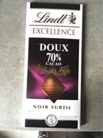 Suhkru kogus sees Chocolat noir 70% cacao
