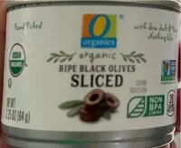 İçindeki şeker miktarı Ripe black olives sliced