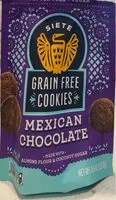 Количество сахара в Grain free cookies mexican chocolate