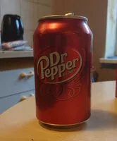 Quantité de sucre dans Dr Pepper