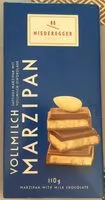 Zuckermenge drin Vollmilch Marzipan
