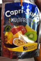 Jumlah gula yang masuk Multifruits