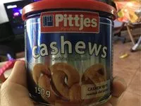 चीनी की मात्रा Cashews Geröstet Und Gesalzen 150G Dose Pittjes