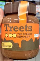 Suhkur ja toitained sees Treets the peanut company