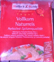 Suhkru kogus sees Vollkorn-Natur-Reis