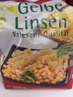 Suhkru kogus sees Gelbe Linsen