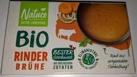 Suhkru kogus sees Rinder-Brühe-Würfel (Bio)