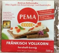 Zucker und Nährstoffe drin Pema